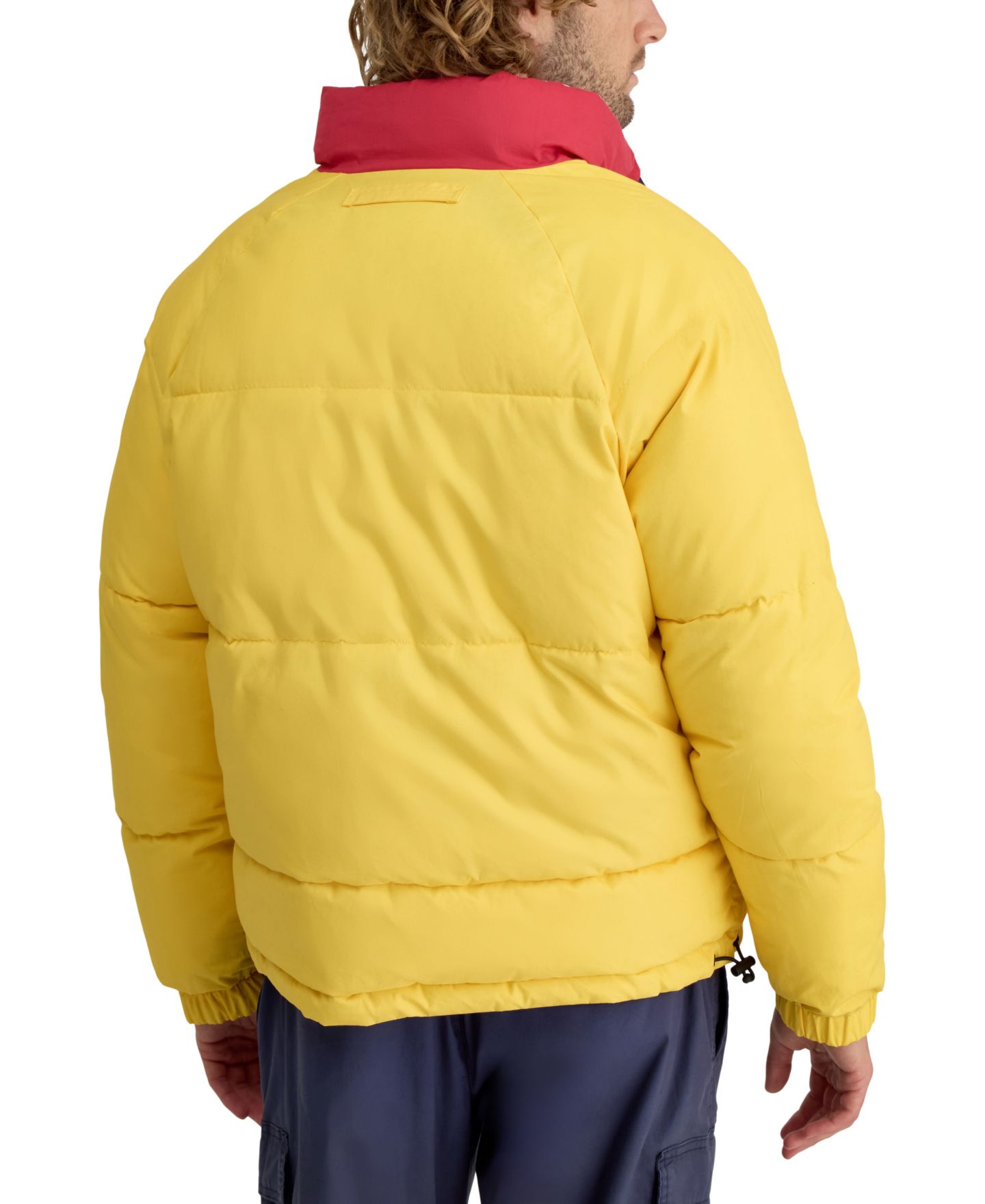Мужская куртка Nautica Reversible Mock Neck Puffer, цвет: Тёмно-синий — фото 5