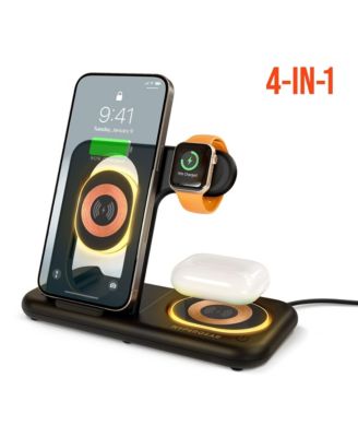 PowerFold X-Ray 4-in-1 15W Fast Charge Wireless Charging Stand for Apple Devices