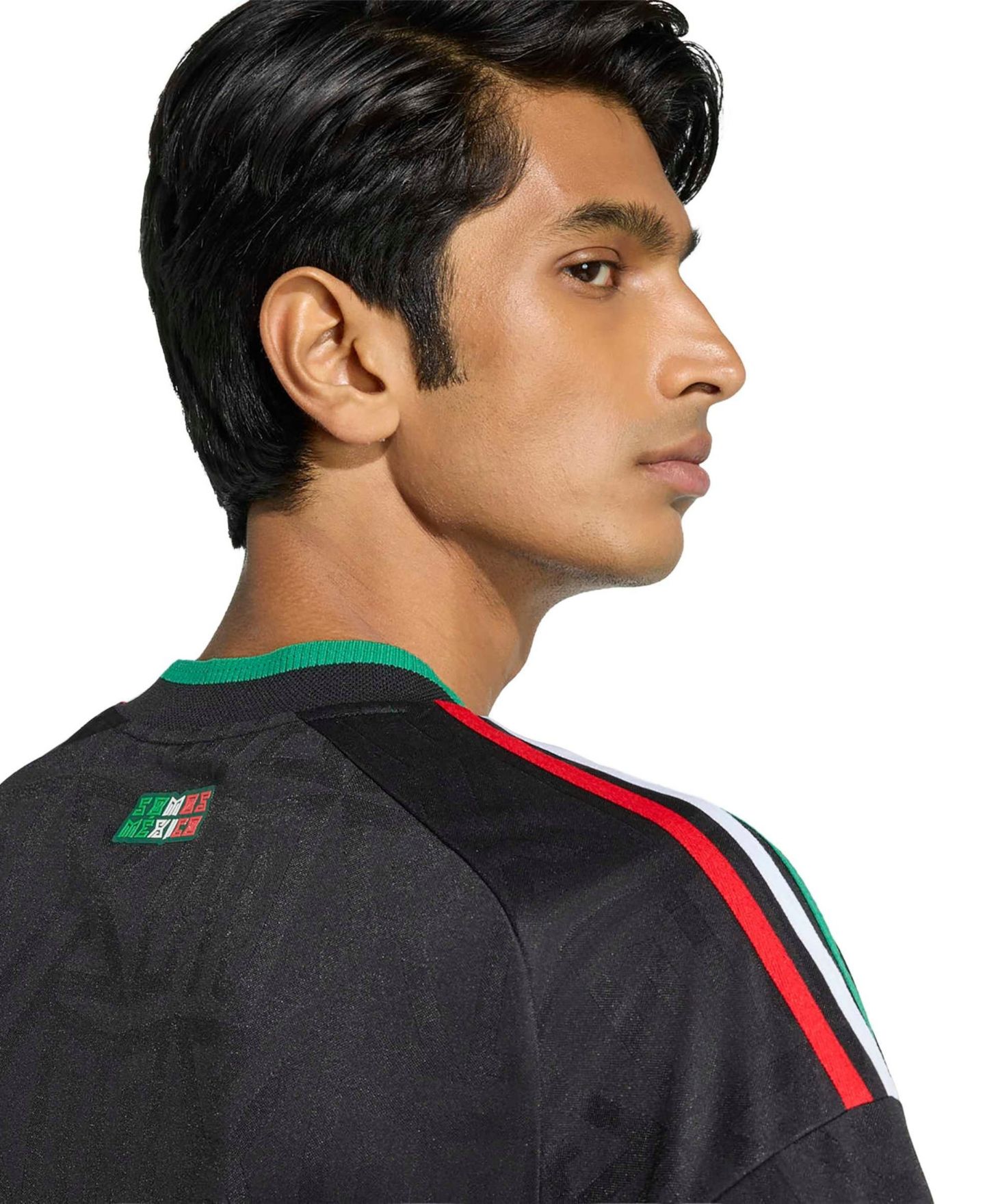Детский топ adidas Black Mexico National Team 2026 Third Long Sleeve Authentic Jersey — фото 5