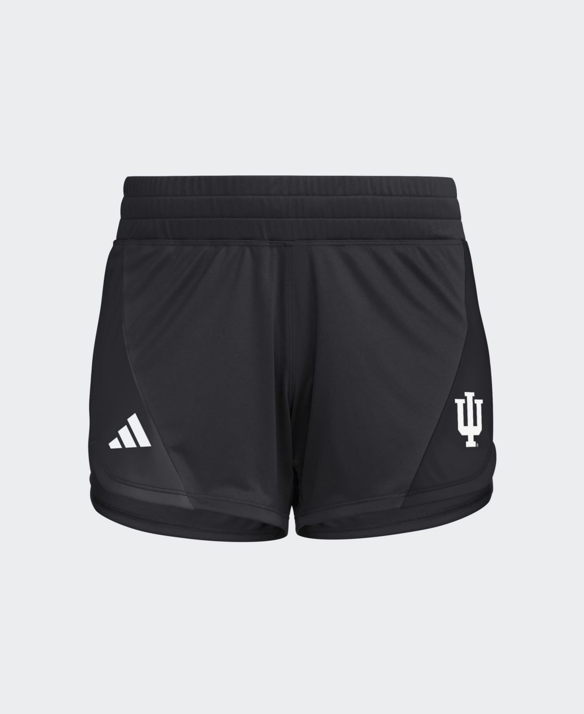 adidas Women's Black Indiana Hoosiers D4T Woven Training Shorts - Black