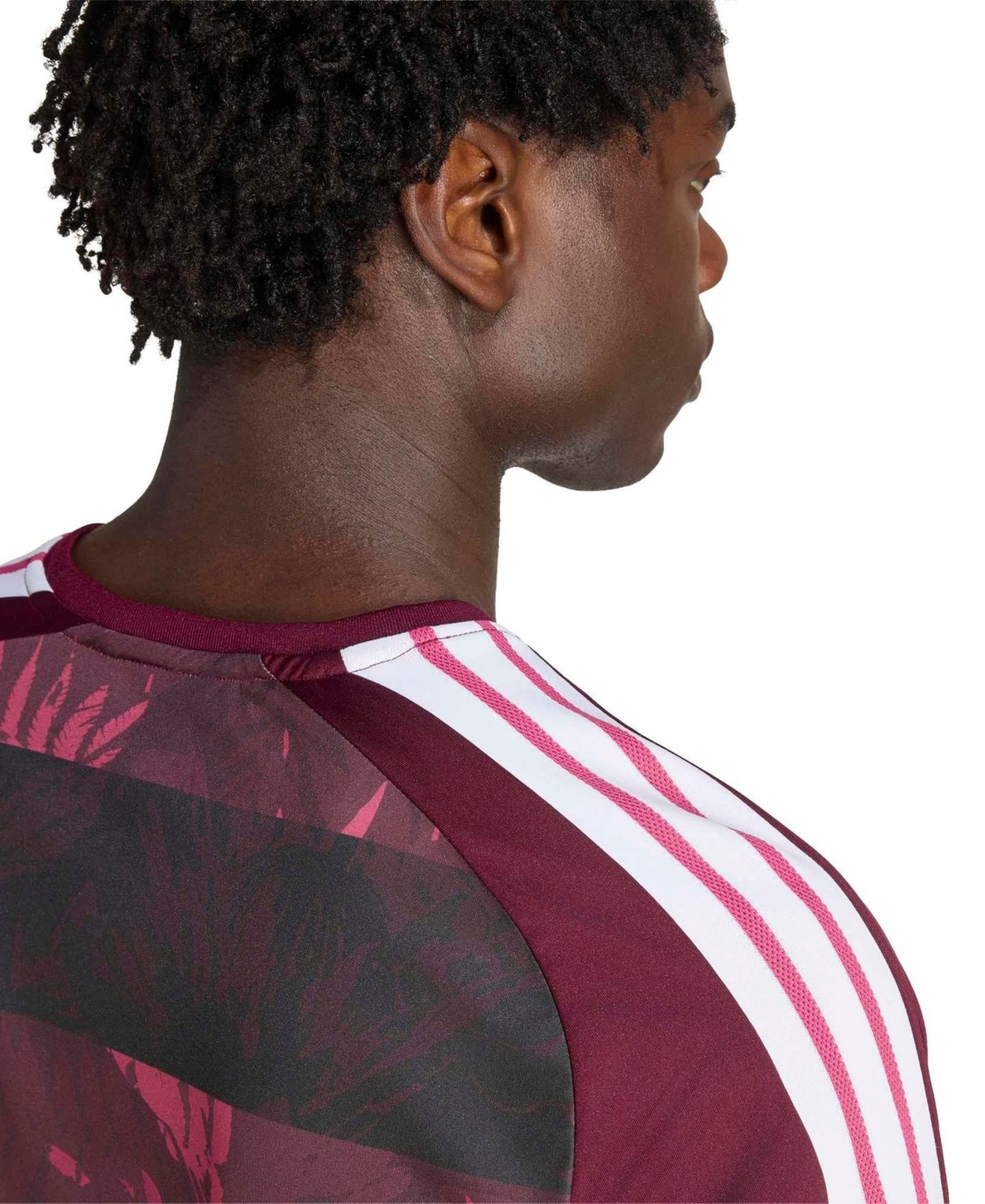 Мужская футболка adidas Maroon All Blacks Rugby’s Greatest Rivalry Tour Performance — фото 4
