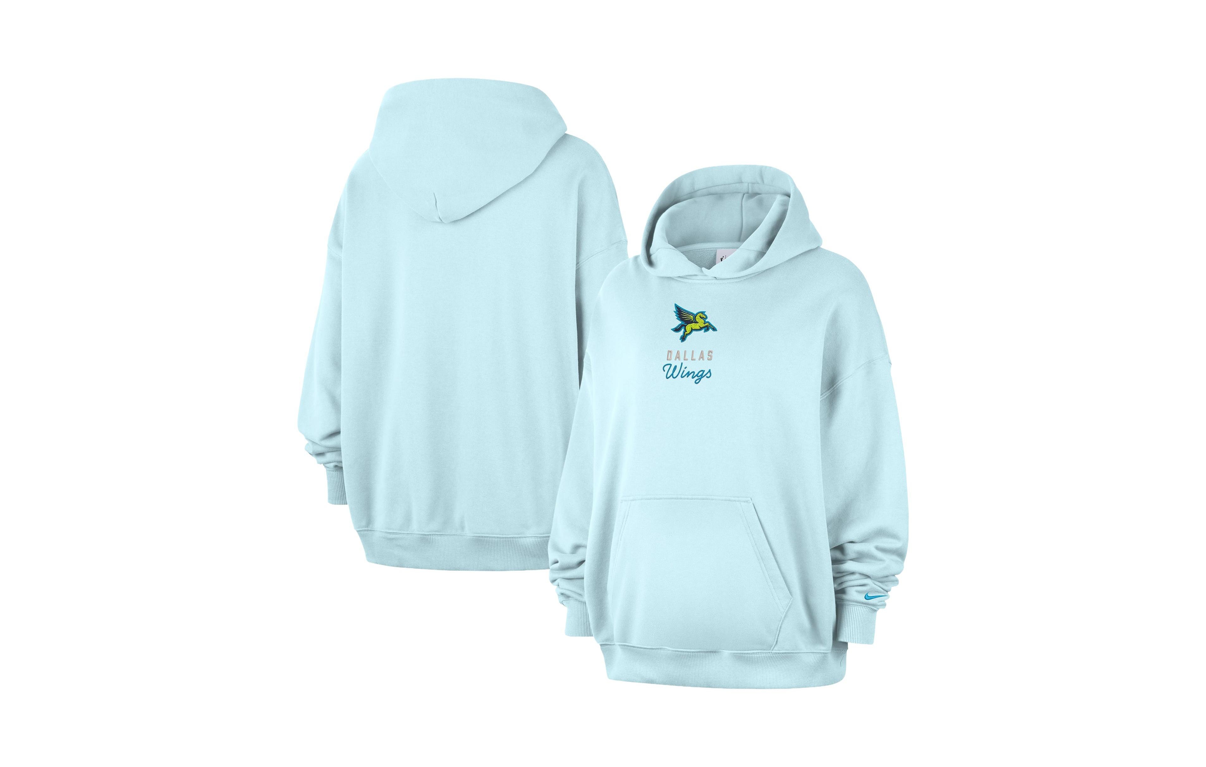 Nike Women's Blue Dallas Wings Studio Fleece Hoodie