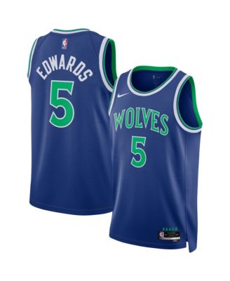 Men's and Women's Anthony Edwards Blue Minnesota Timberwolves Swingman Jersey - Icon Edition
