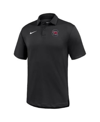 Men's Black South Carolina Gamecocks 2026 Sideline Coaches Dri-FIT Tour Polo