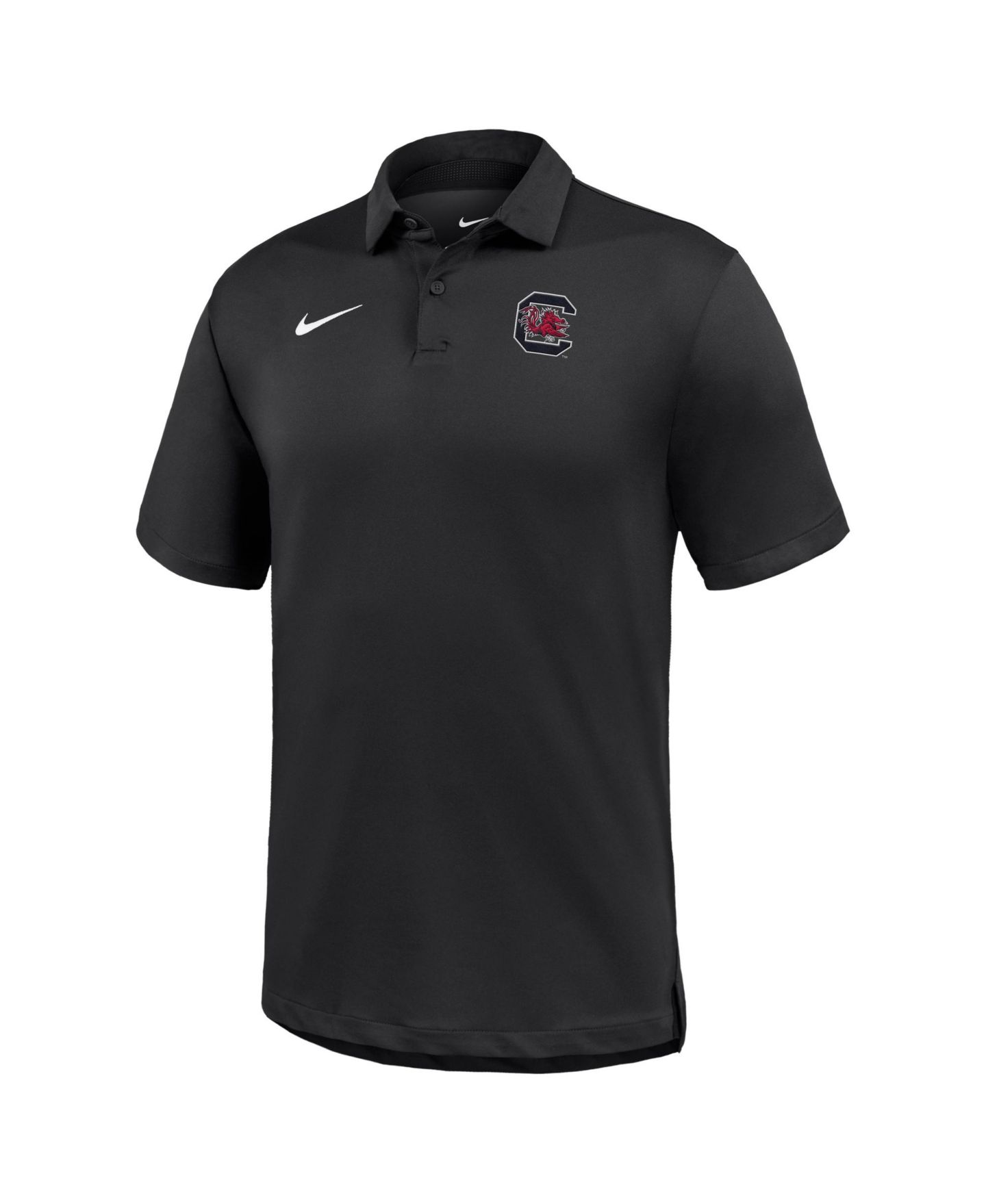 Мужское поло Nike Black South Carolina Gamecocks 2026 Sideline Coaches Dri-FIT Tour Polo — фото 1