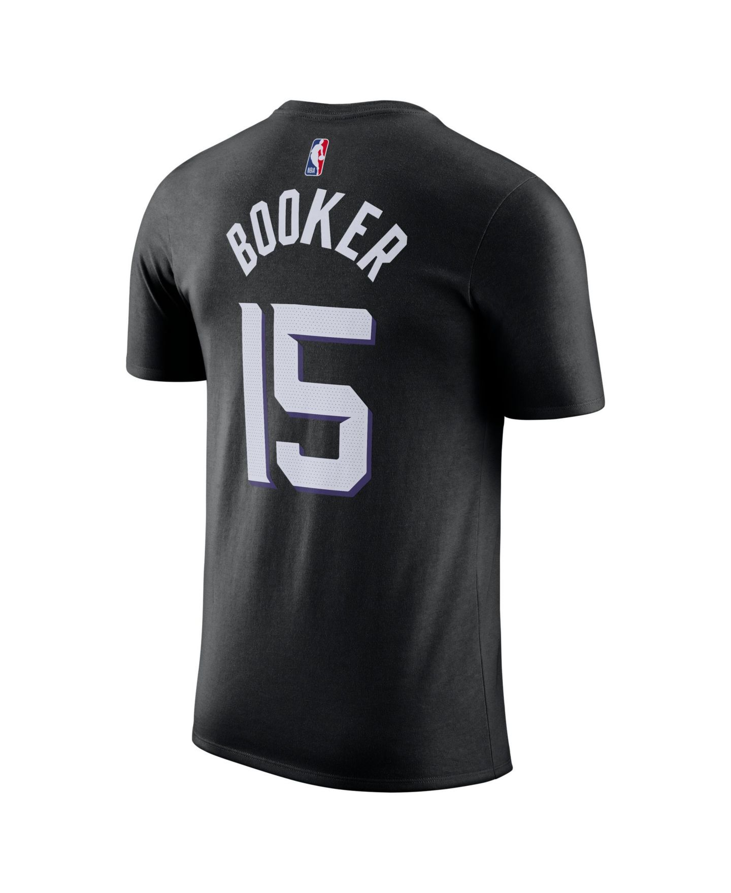 Мужская футболка Jordan Devin Booker Black Phoenix Suns Name & Number - Statement Edition — фото 3