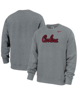 Men's Gray South Carolina Gamecocks School Logo Club Fleece Sweatshirt