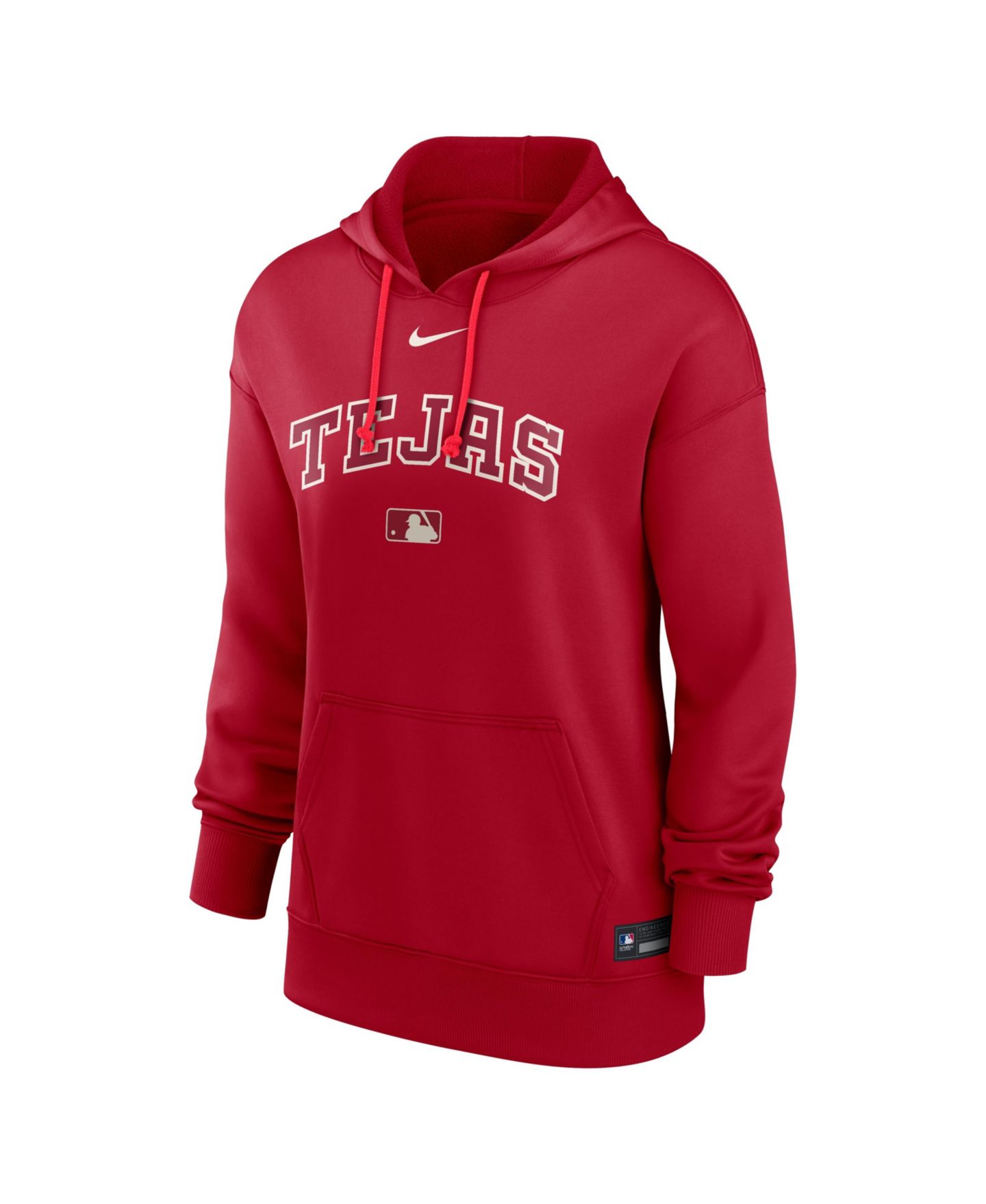 Женское худи Nike Red Texas Rangers Authentic Collection City Connect Therma — фото 6