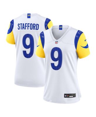 Women's Matthew Stafford White Los Angeles Rams Game Jersey