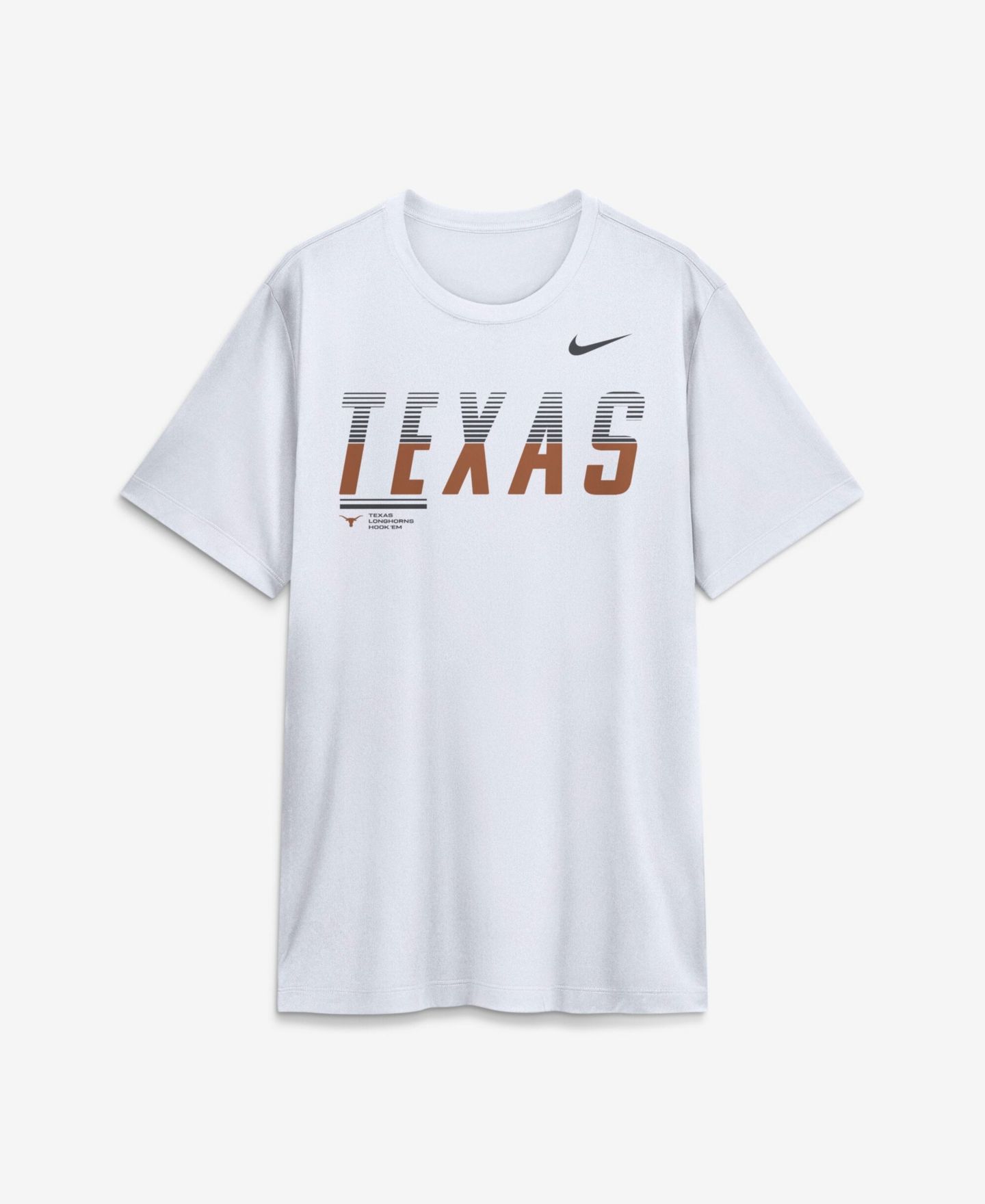Мужская футболка Nike White Texas Longhorns Sideline Legend Dri-FIT — фото 4