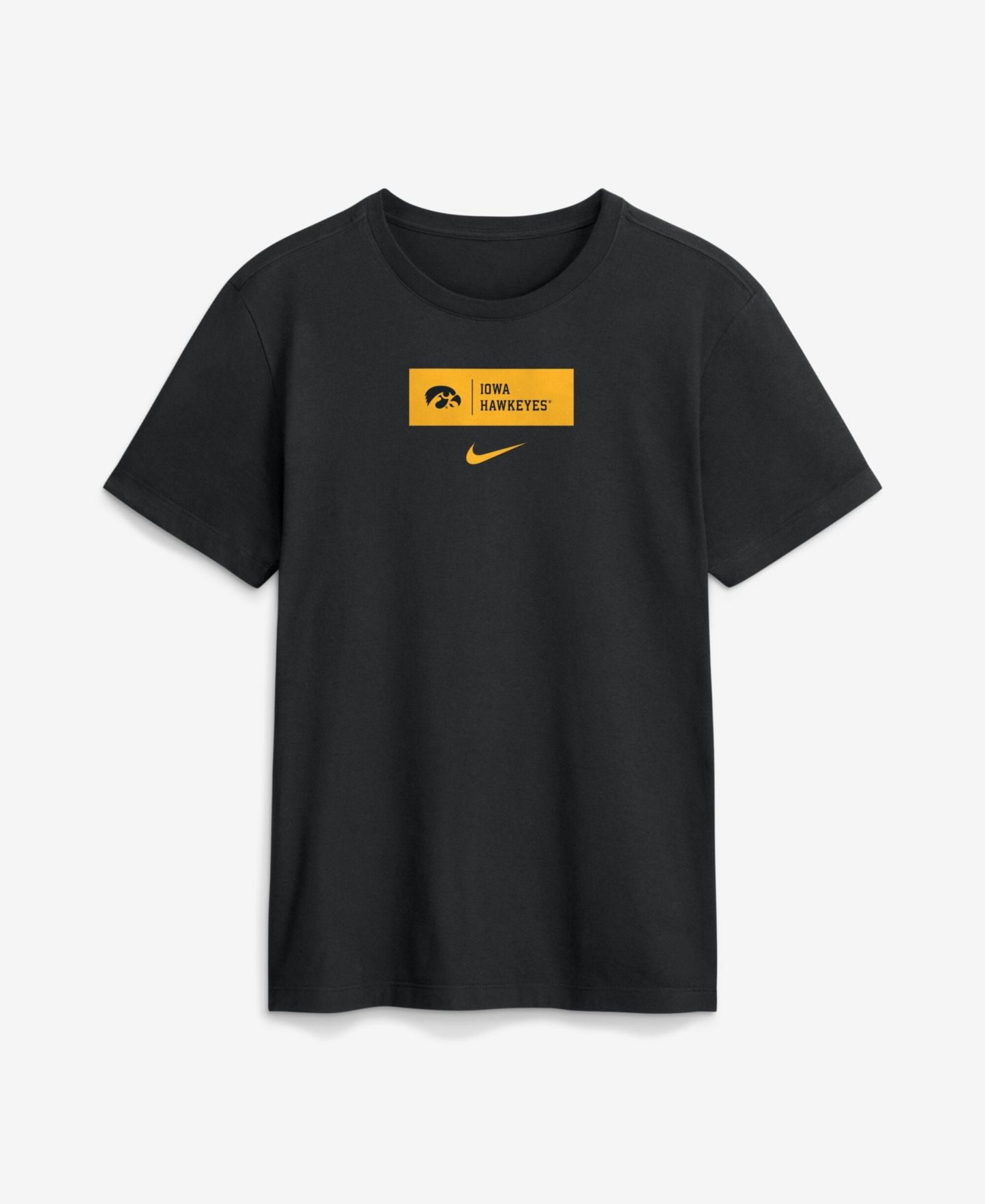 Мужская футболка Nike Black Iowa Hawkeyes Primetime Crew — фото 2