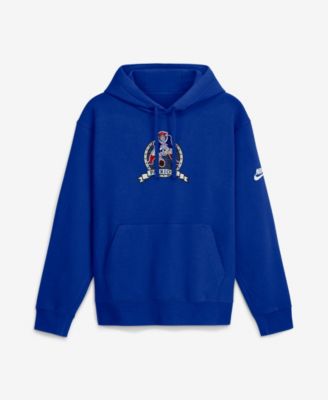 Nike - Men's  Royal New England Patriots Short Pass Rewind Club Fleece Hoodie Royal