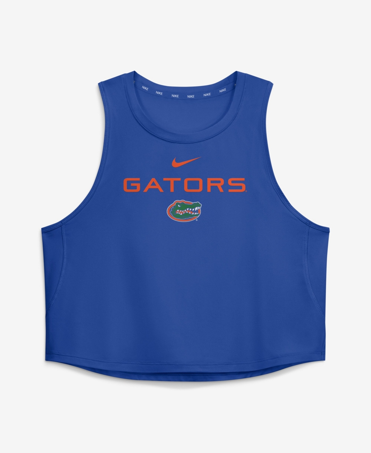 Nike Women's Royal Florida Gators One Dri-fit Cropped Tank Top