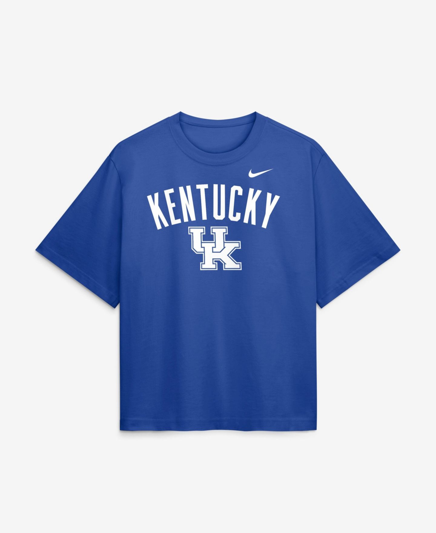 Женская футболка Nike Royal Kentucky Wildcats Arch Logo Boxy — фото 1