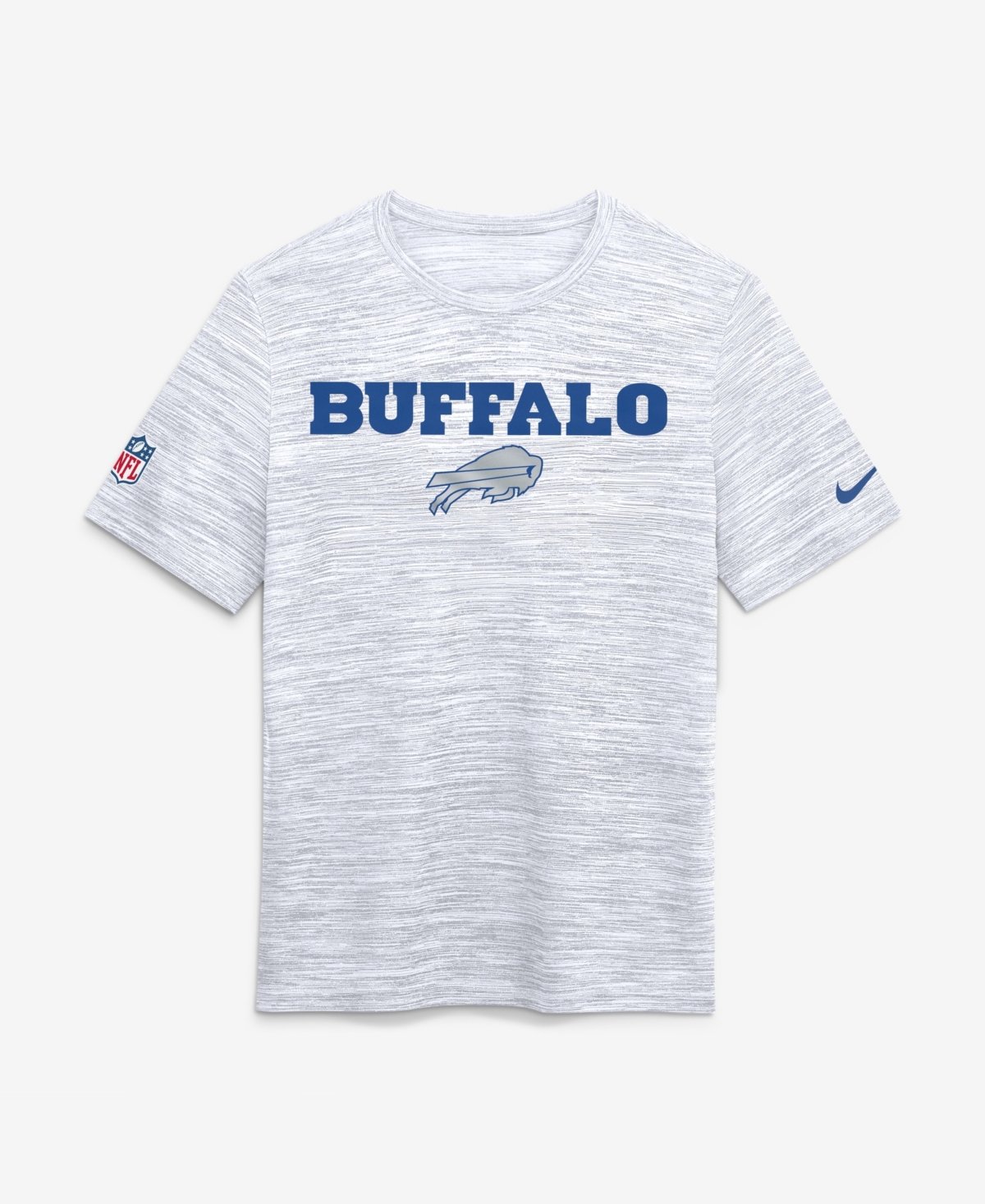 Nike Men's White Buffalo Bills Rivalries Collection Sideline Velocity T-Shirt