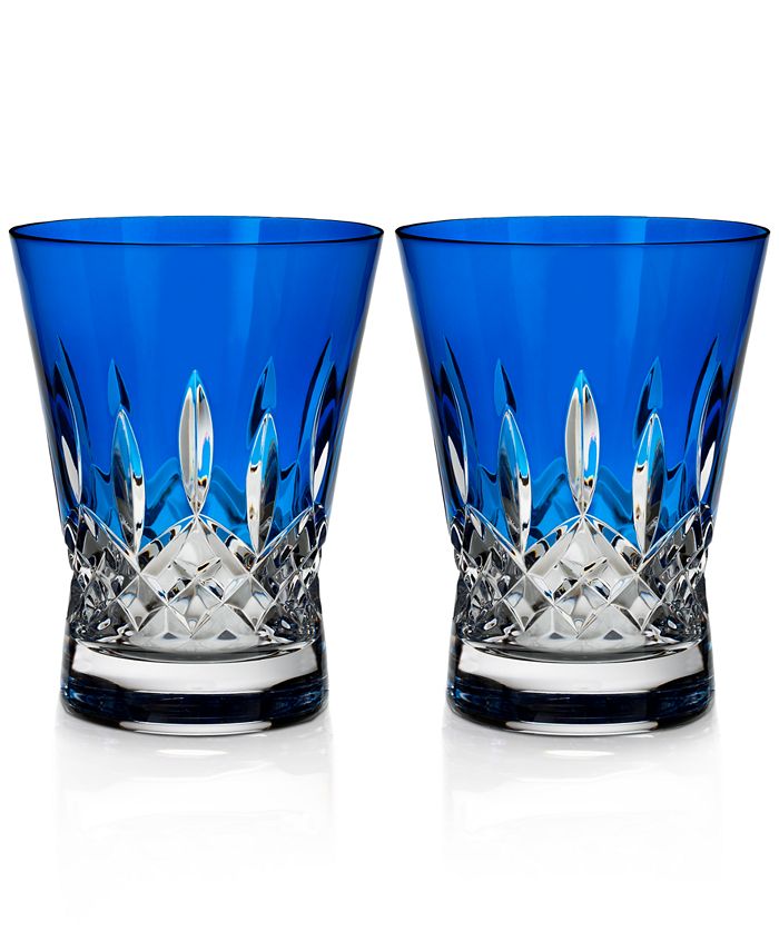 Waterford Lismore Pops Double Old Fashioned Glass Pair Macy's