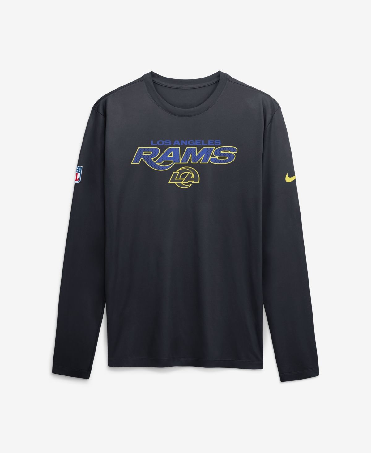 Nike Men's Navy Los Angeles Rams Rivalries Collection Sideline Legend Long Sleeve T-Shirt