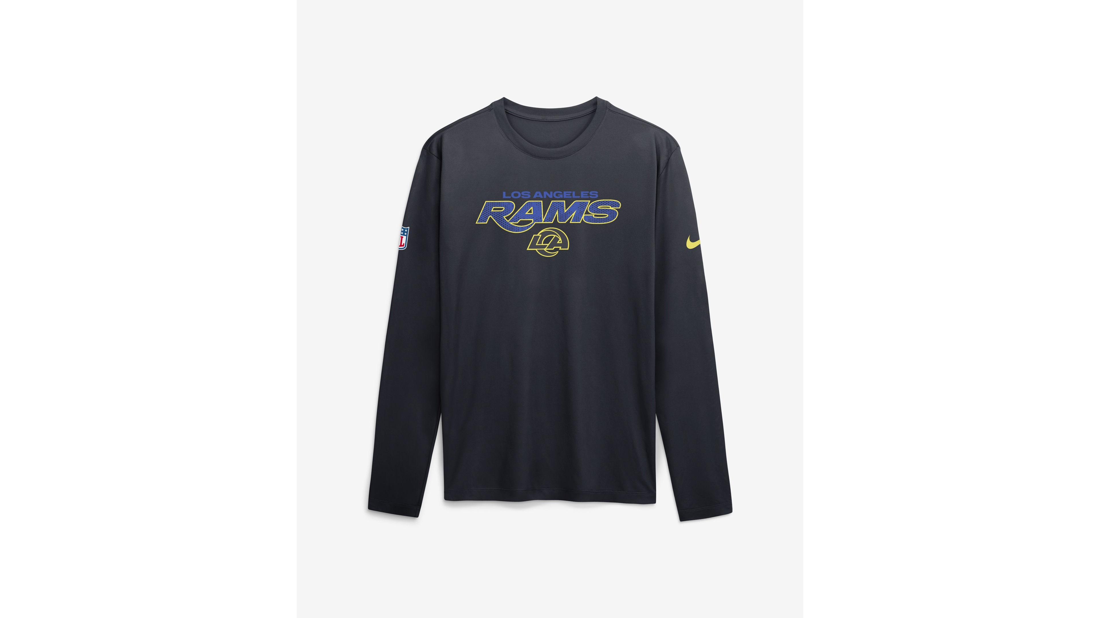 Nike Men's Navy Los Angeles Rams Rivalries Collection Sideline Legend Long Sleeve T-Shirt