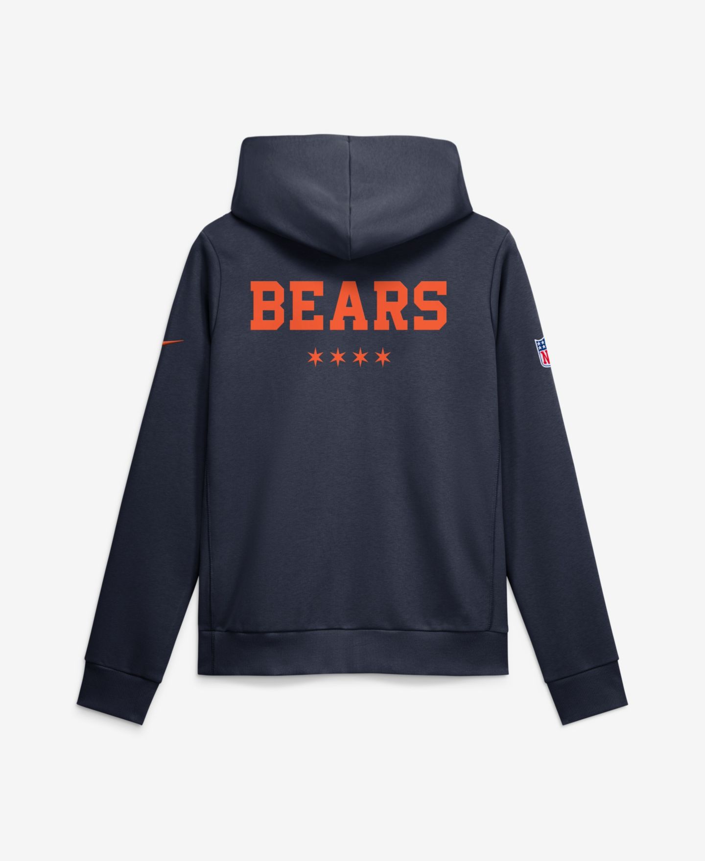 Женское худи Nike Navy Chicago Bears 2026 Rivalries Collection Standard Issue Sideline Pullover — фото 5