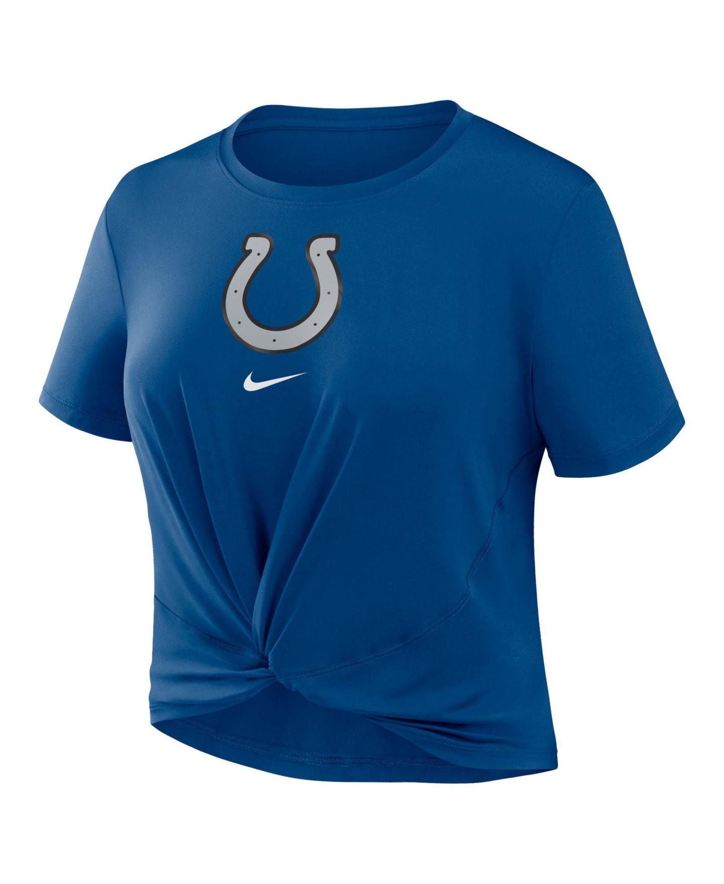 Женская футболка Nike Blue Indianapolis Colts 2026 Rivalries Collection Classic Twist Cropped — фото 6