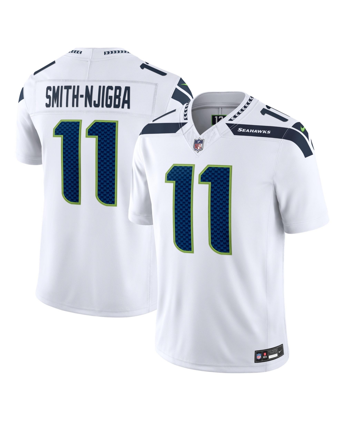 Nike Men's Jaxon Smith-Njigba White Seattle Seahawks Vapor F.u.s.e. Stitched Limited Jersey