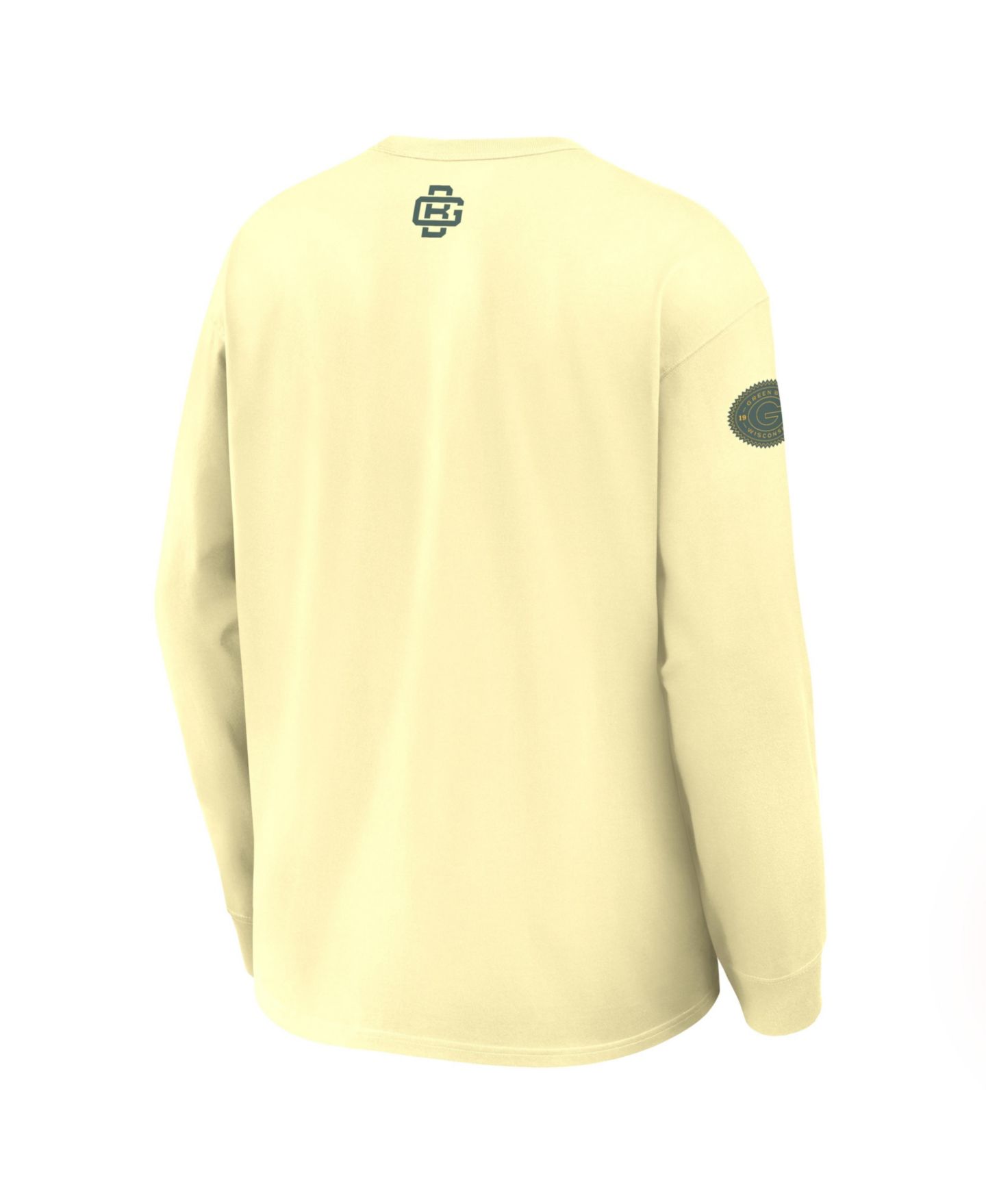 Мужская футболка Nike Cream Green Bay Packers 2026 Rivalries Collection Max90 Long Sleeve — фото 5