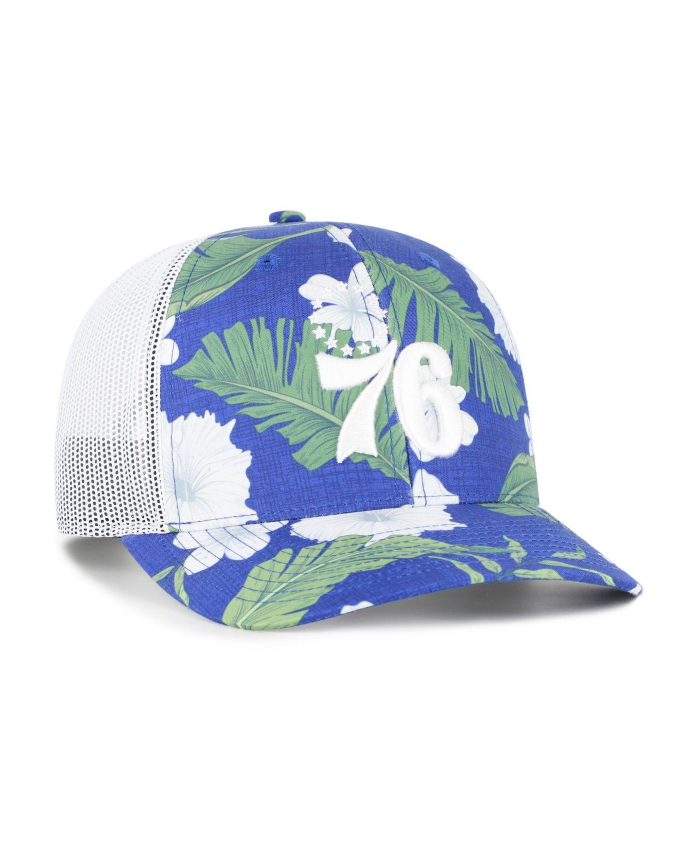 Мужская кепка '47 Brand Royal Philadelphia 76ers Beach Side Trucker Adjustable Hat — фото 2