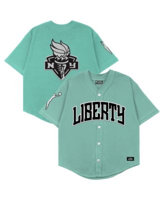 Men's and Women's  Mint New York Liberty Baseball Fashion Jersey