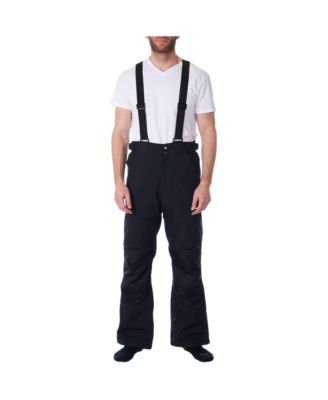 Men's Waterproof Snowboard Ski Snow Pants with Removeable Suspenders
