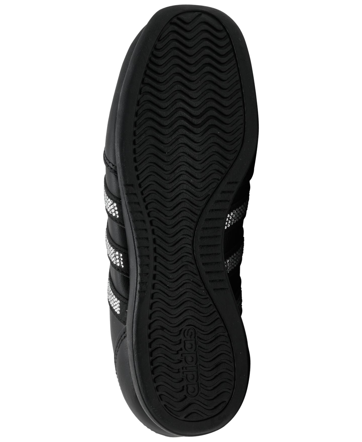 Детские кроссовки adidas Barreda Mary Jane Classic со стразами, для девочки, цвет: Чёрный / Белый — фото 6