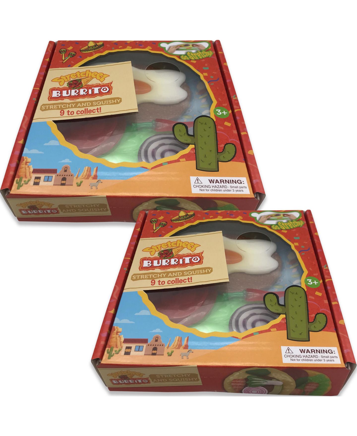 Набор игрушечной еды Stretcheez Burrito, тянущийся, сенсорный, из 2 предметов, 3-10 лет, цвет: Open Miscellaneous — фото 6