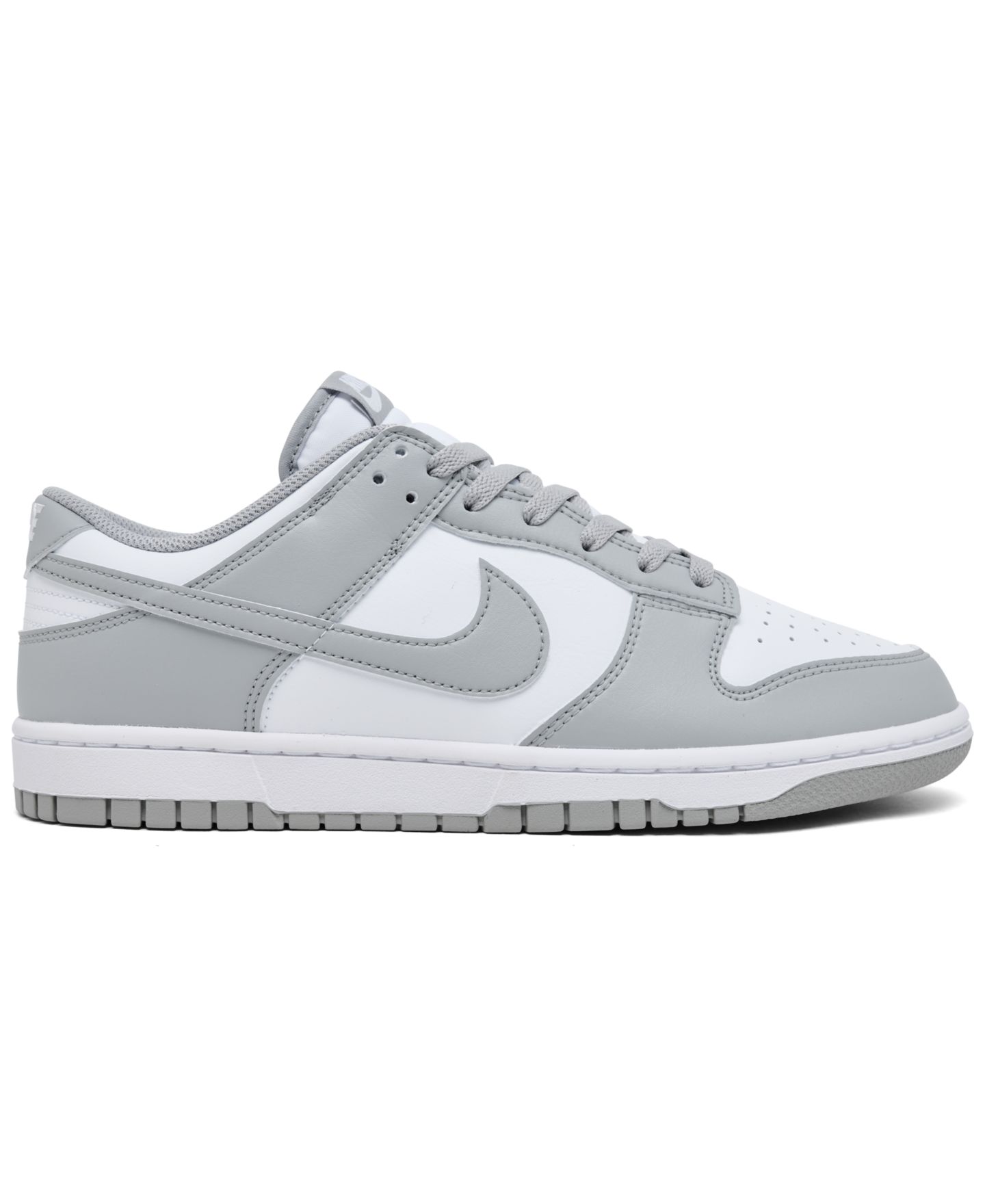 Мужские кроссовки Nike Dunk Low Retro Lifestyle, цвет: Белый / Серый — фото 2