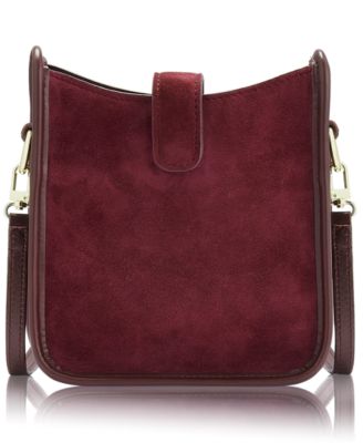 Ellie Small Suede Crossbody Handbag