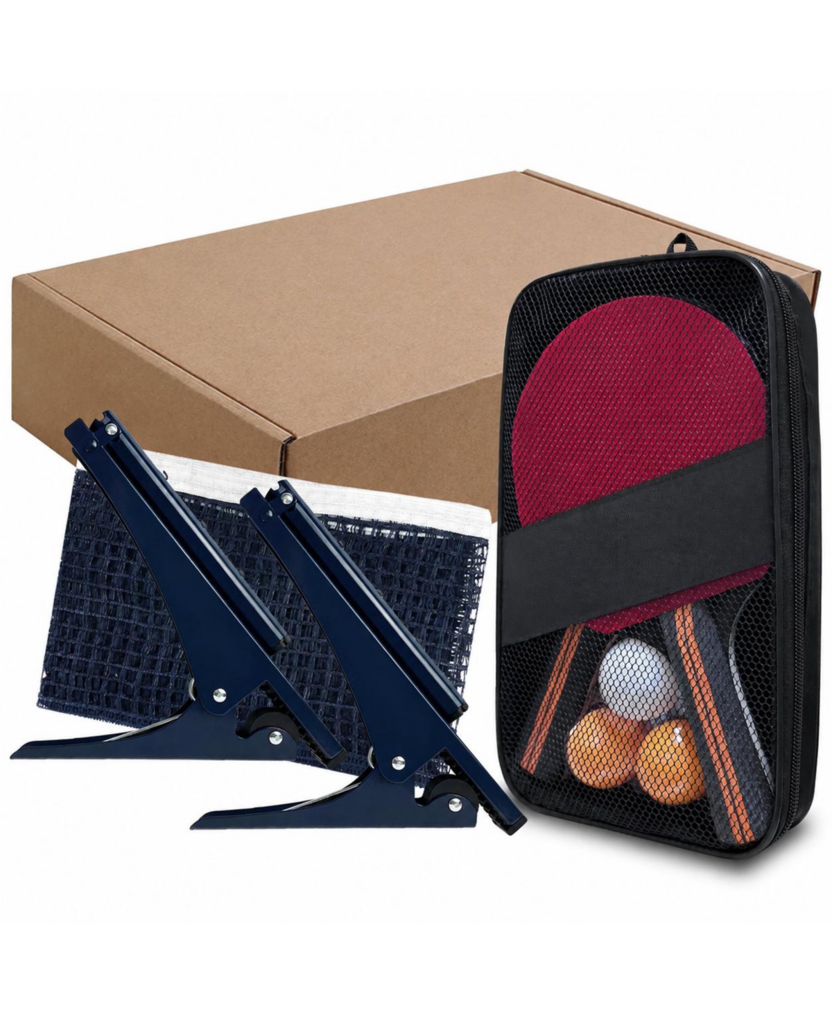 Sportneer Table Tennis Net and Paddle Set with Balls and Storage Case