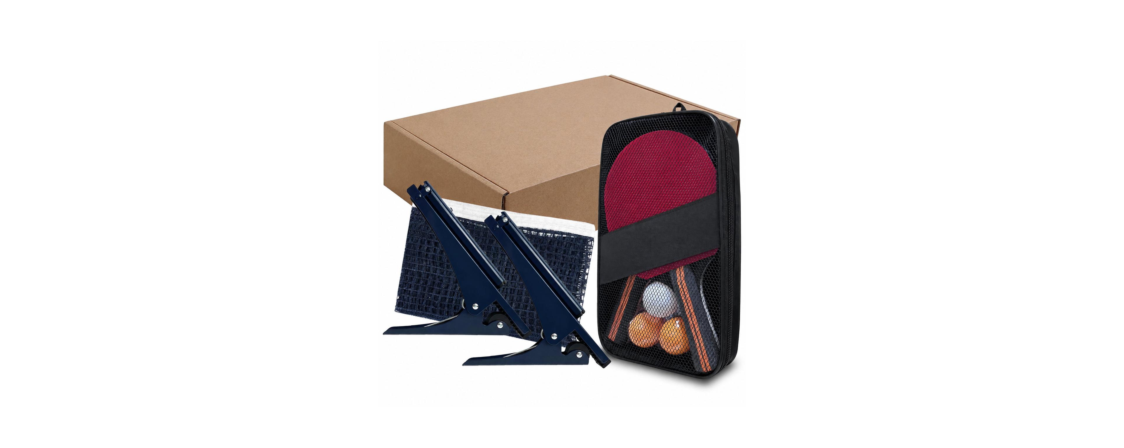 Sportneer Table Tennis Net and Paddle Set with Balls and Storage Case