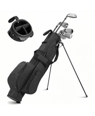 Lightweight 3 Way Sunday Golf Stand Bag For Par 3 Short Ranges