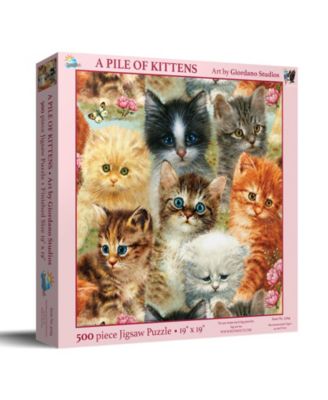 A Pile of Kittens 500 Piece Jigsaw Puzzle, Ages 15+