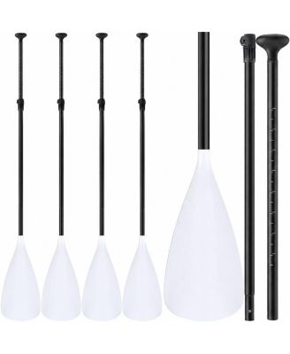 Adjustable 3 Piece SUP Paddles Lightweight Aluminum Alloy Comfort T Grip