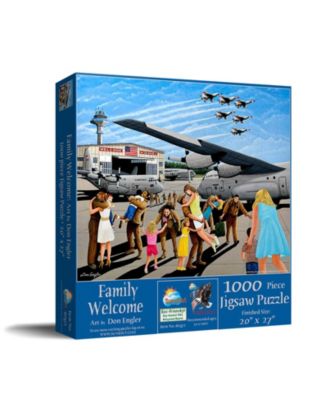 Family Welcome 1000 Piece Jigsaw Puzzle, Ages 15+