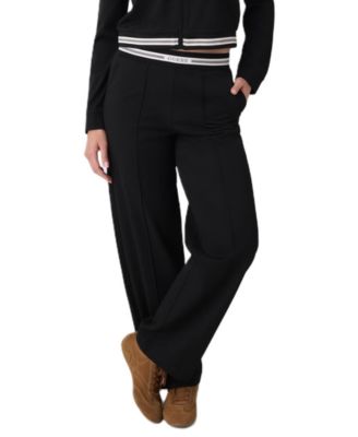 Women's Goliarda Wide-Leg Pull-On Mid-Rise Pants