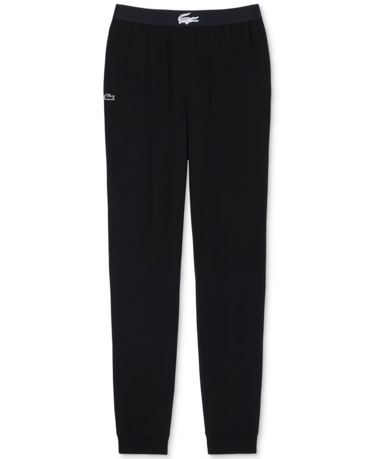 Lacoste Men's Jogger Pull-On Pajama Pants - Black