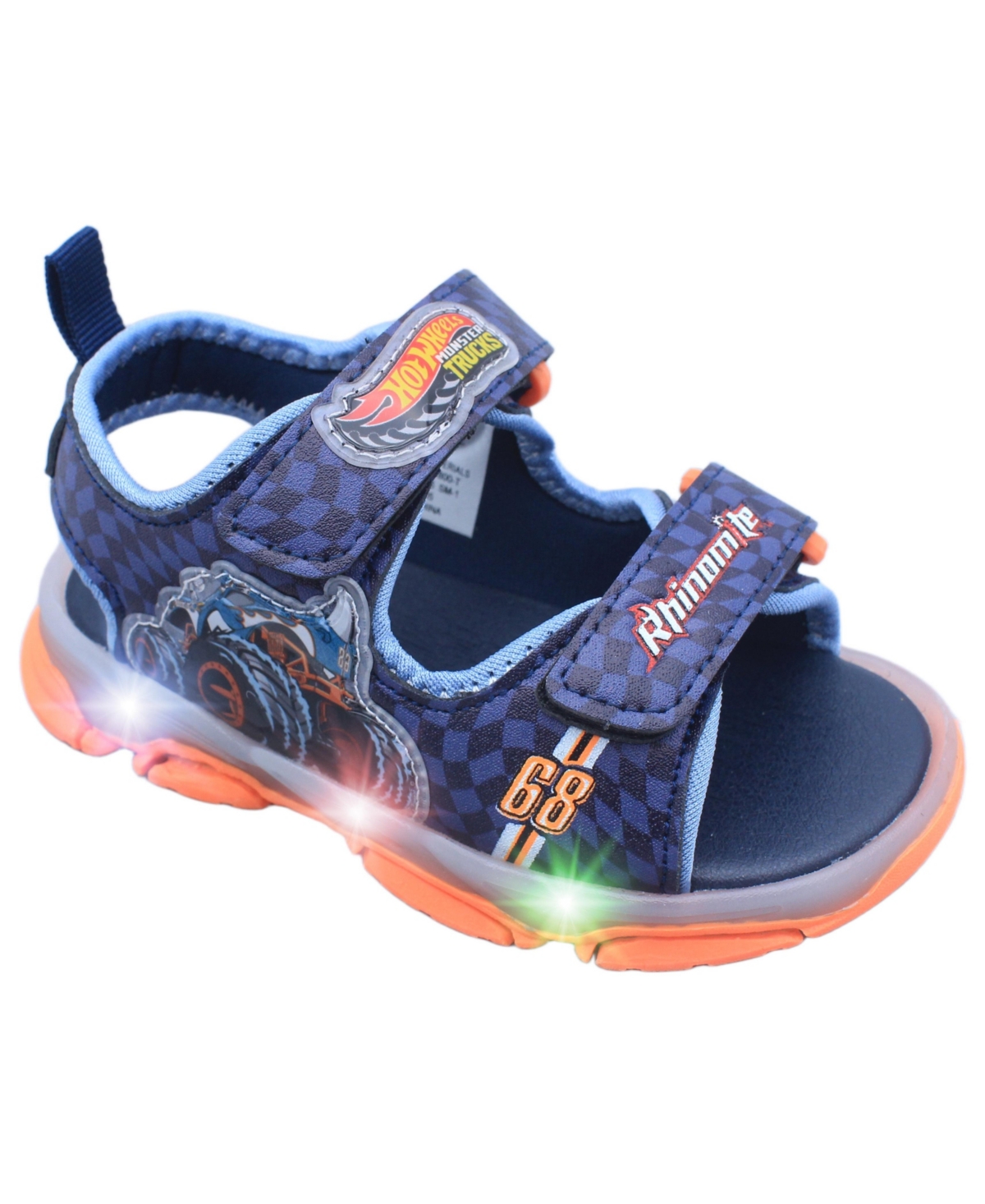 Hot Wheels Monster Trucks Light-Up Sandals - Rhinomite