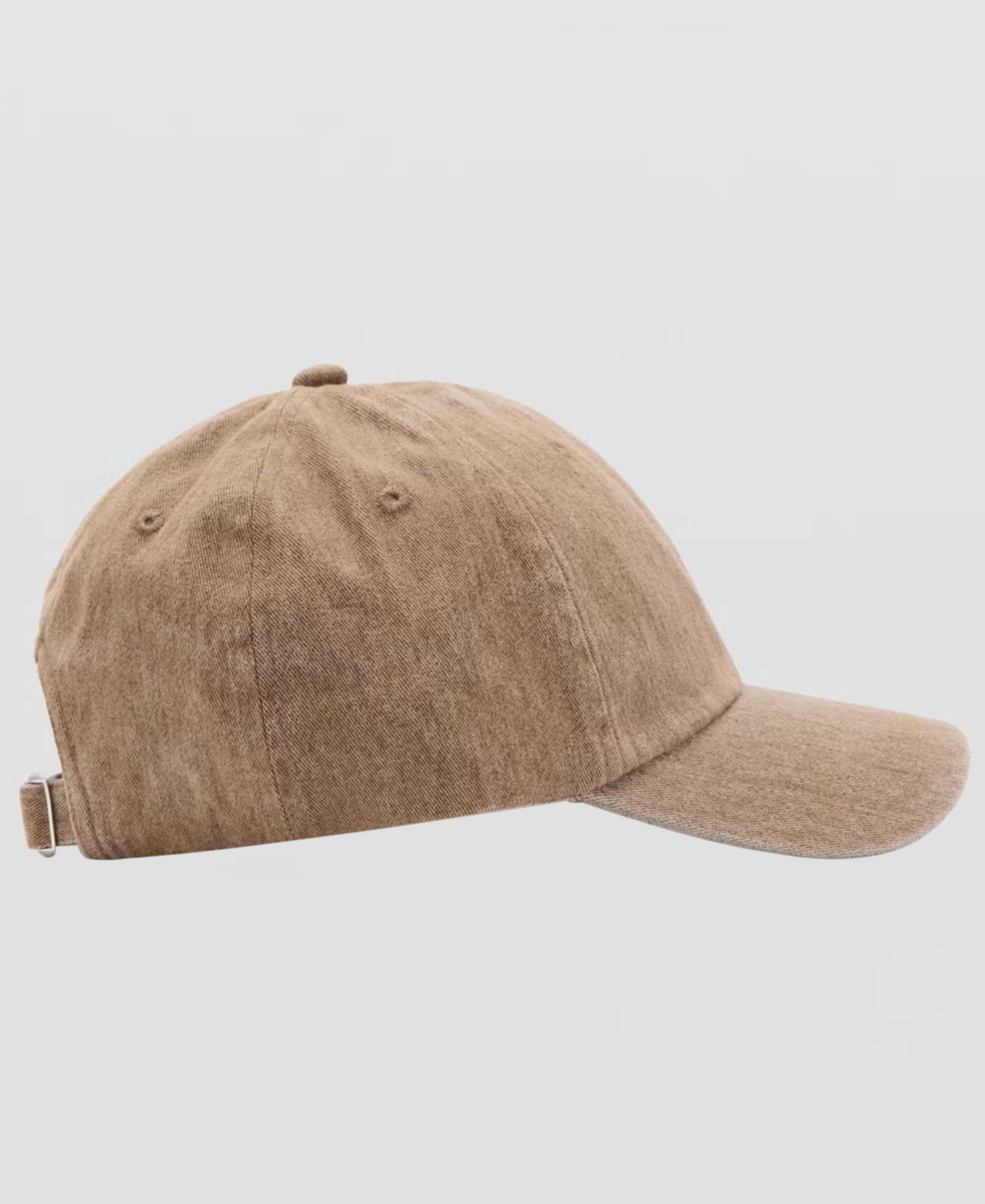 Мужская кепка Mango Adjustable Cotton Visor, цвет: Бежевый — фото 2