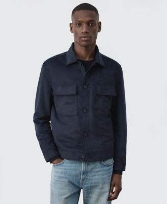Men's Joan Suede-Effect Shirt Jacket