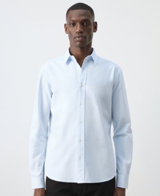 Men's Button-Down Long-Sleeve Cotton Oxford Shirt