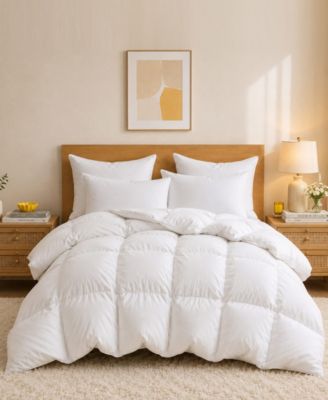 Heavyweight White Goose Feather and Down Comforters