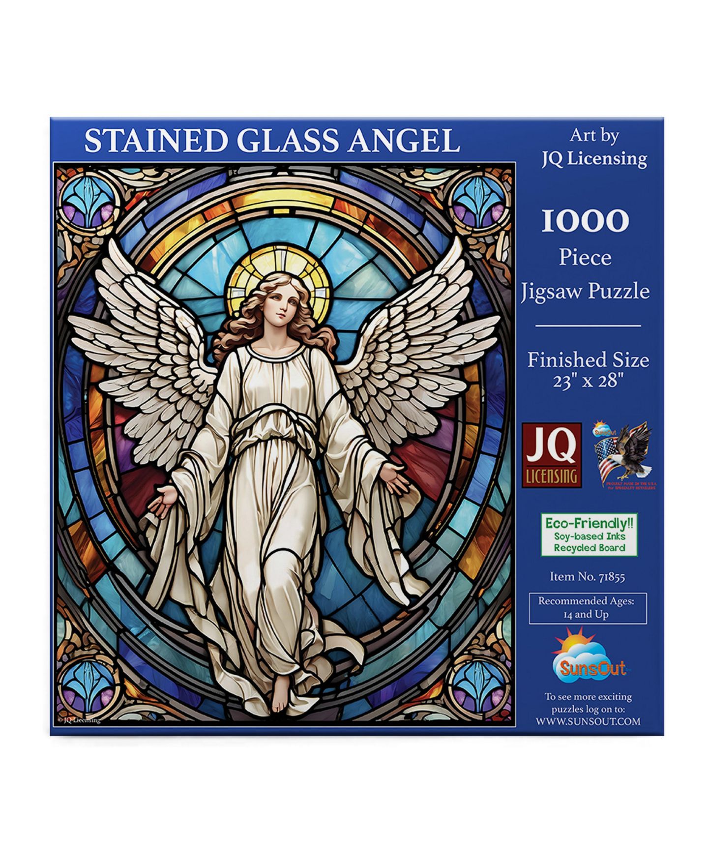 Детский пазл SunsOut Stained Glass Angel 1000-Piece Jigsaw Puzzle, от 15 лет — фото 2