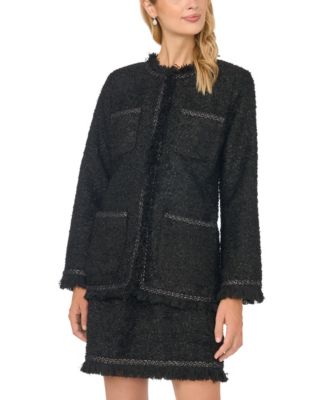 Women's Long-Sleeve Pocketed Work Jacket