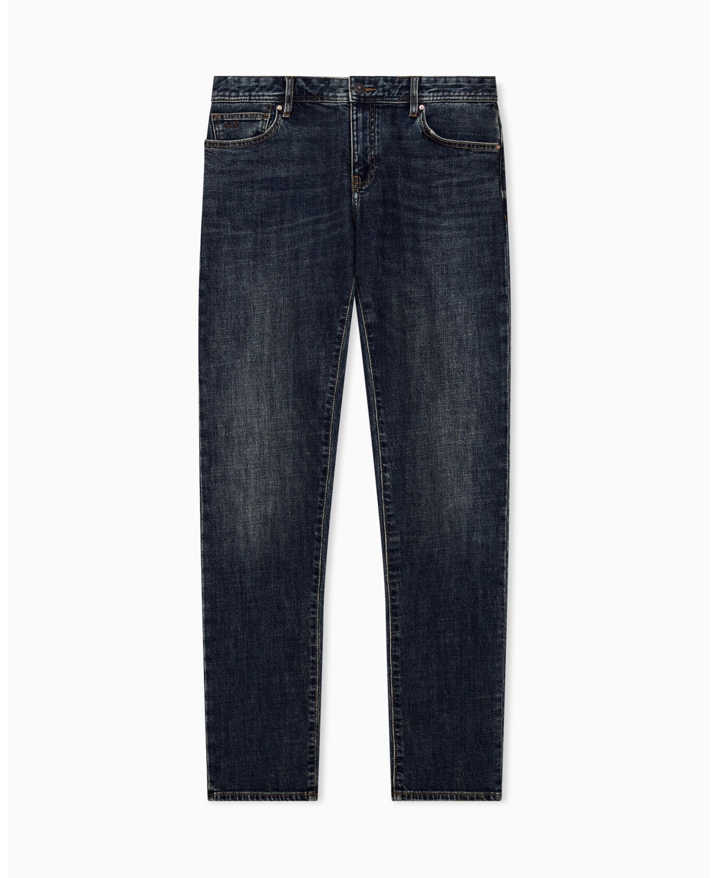 Мужские эластичные джинсы скинни A|X Armani Exchange J66, цвет: Синий джинсовый — фото 2