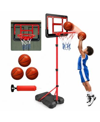 Adjustable Height Kids Basketball Hoop Indoor Outdoor Play Set
